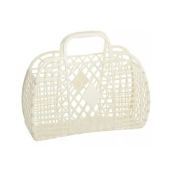 Sun Jellies Face Masks> Retro Basket (Large) Cream
