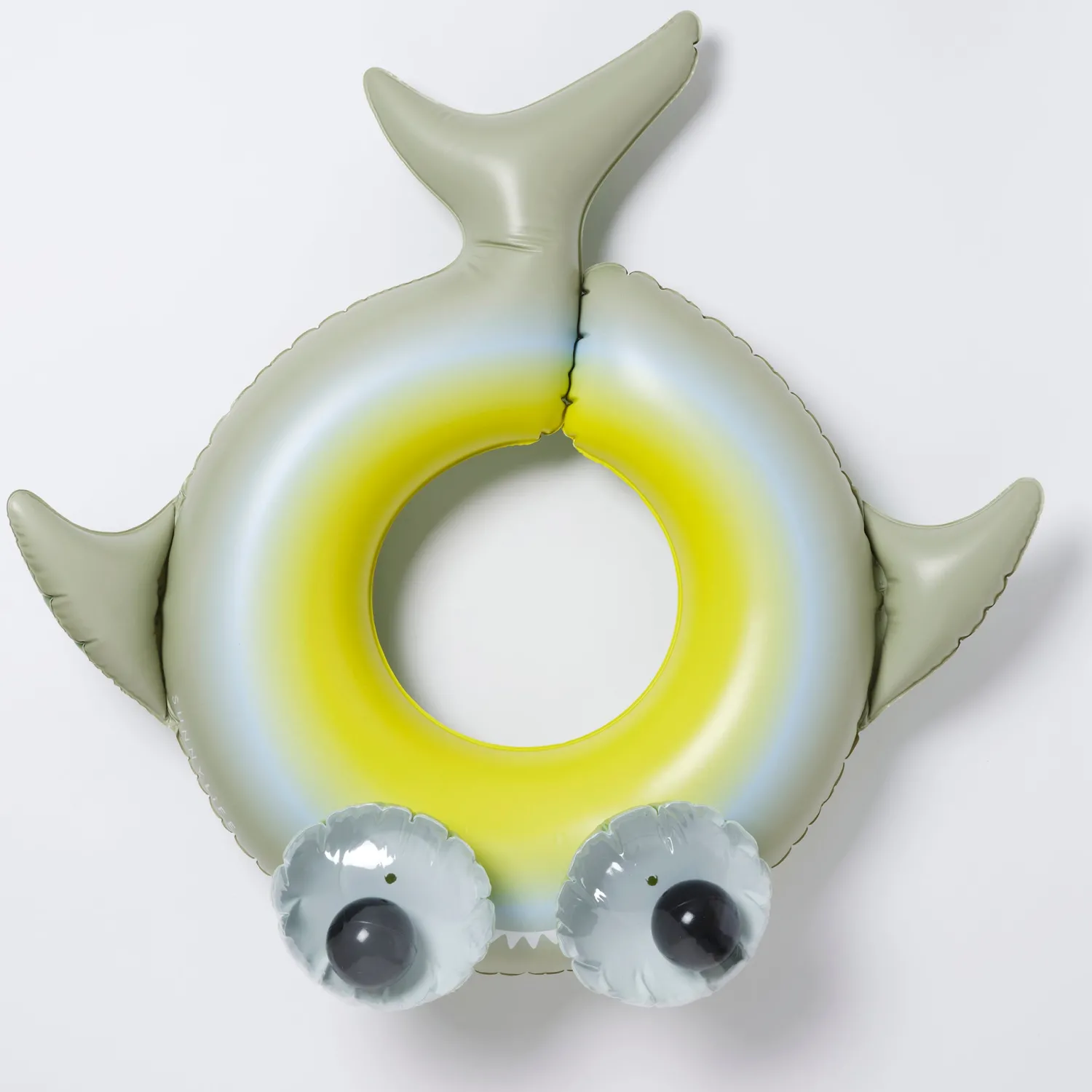 SUNNYLIFE Face Masks> Kiddy Pool Ring Shark Tribe