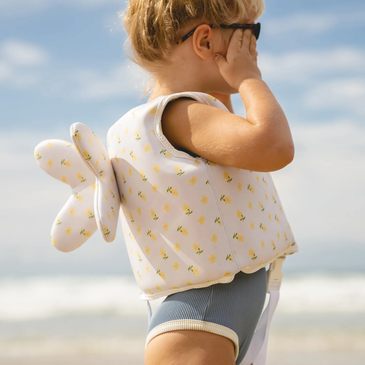 SUNNYLIFE Face Masks> Kids Swim Vest Mima The Fairy Lemon Lilac