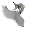 Love me decoration Face Masks>Swan Linen Pigeon With Lace In The Cap