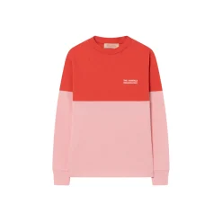 The Animals Observatory Blouses> Bicolor Dog T Shirt Red/Pink