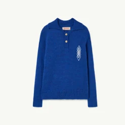 The Animals Observatory Face Masks> Blue Raven Sweater