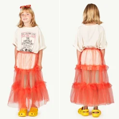 The Animals Observatory Dresses> Blowfish Kids Skirt Red Logo