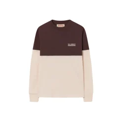 The Animals Observatory Blouses> Bicolor Dog T Shirt Brown/Beige