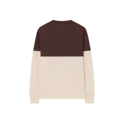 The Animals Observatory Blouses> Bicolor Dog T Shirt Brown/Beige