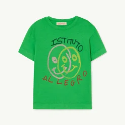 The Animals Observatory Long Sleeve T Shirts> Green Rooster T-Shirt