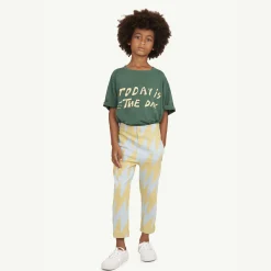 The Animals Observatory Long Sleeve T Shirts> Green Rooster Oversize T-Shirt