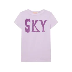 The Animals Observatory Long Sleeve T Shirts> Lilac Sky Hippo T-Shirt