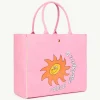 The Animals Observatory Face Masks> Soft Pink Sun Tote Bag
