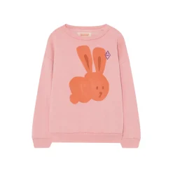 The Animals Observatory Hoodies> Sweatshirt In Pink Rabbit