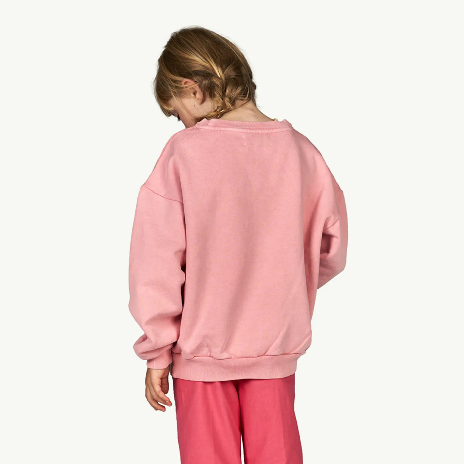 The Animals Observatory Hoodies> Sweatshirt In Pink Rabbit