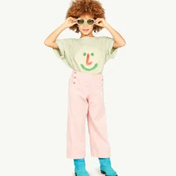 The Animals Observatory Long Sleeve T Shirts> Soft Green Rooster Oversize T-Shirt