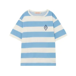 The Animals Observatory Long Sleeve T Shirts> White Stripes Rooster Oversize T-Shirt