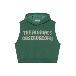 The Animals Observatory Hoodies> Whale Sweatshirts Vest Green