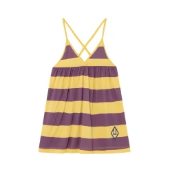 The Animals Observatory Overalls & Jumpsuits> Yellow Stripes Otter Dress