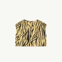The Animals Observatory Face Masks> Yellow Zebra Baboon Shirt