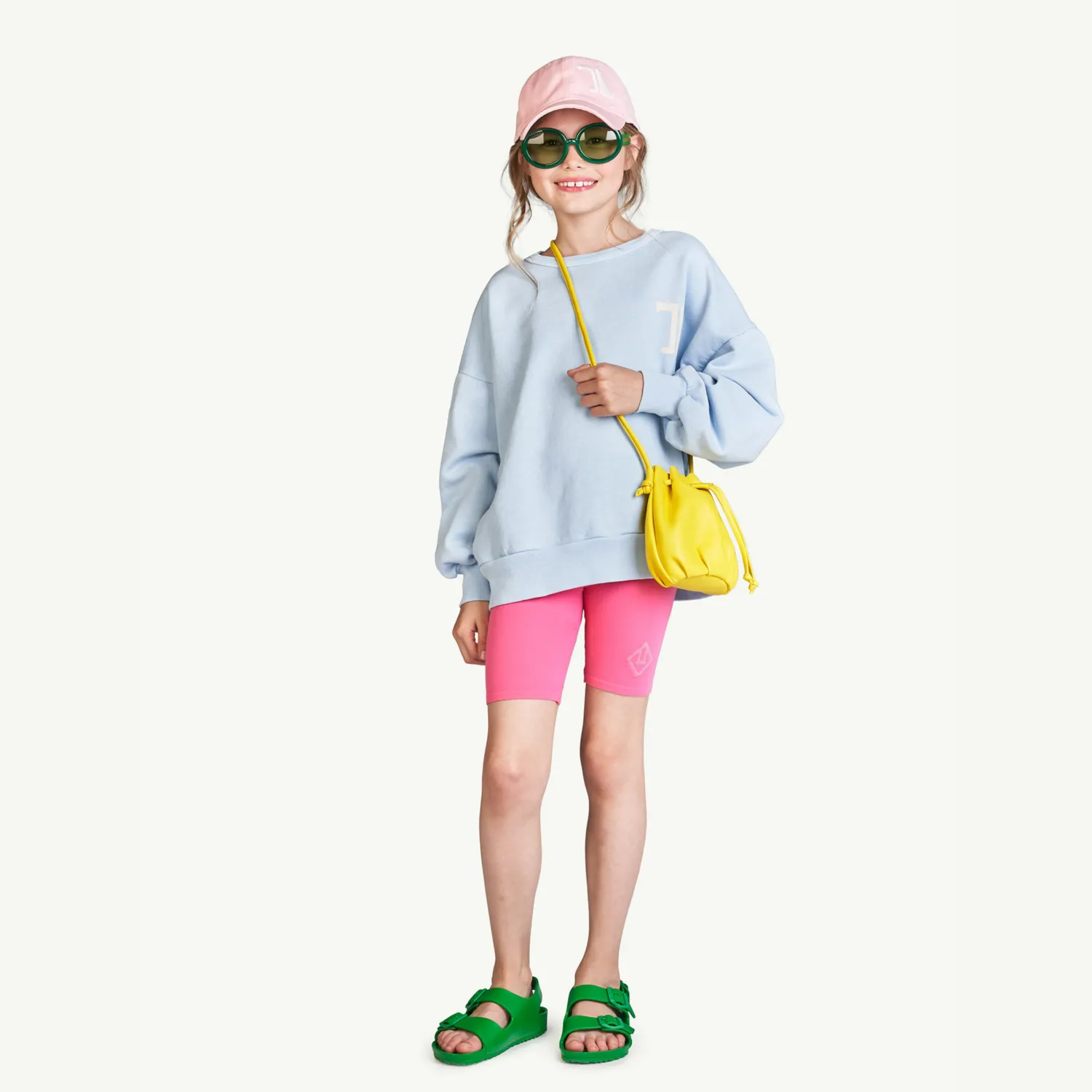 The Animals Observatory Face Masks> Yellow Leather Bag