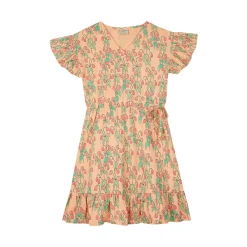 The Campamento Overalls & Jumpsuits> Peach Flowers Dress