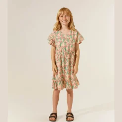 The Campamento Overalls & Jumpsuits> Peach Flowers Dress