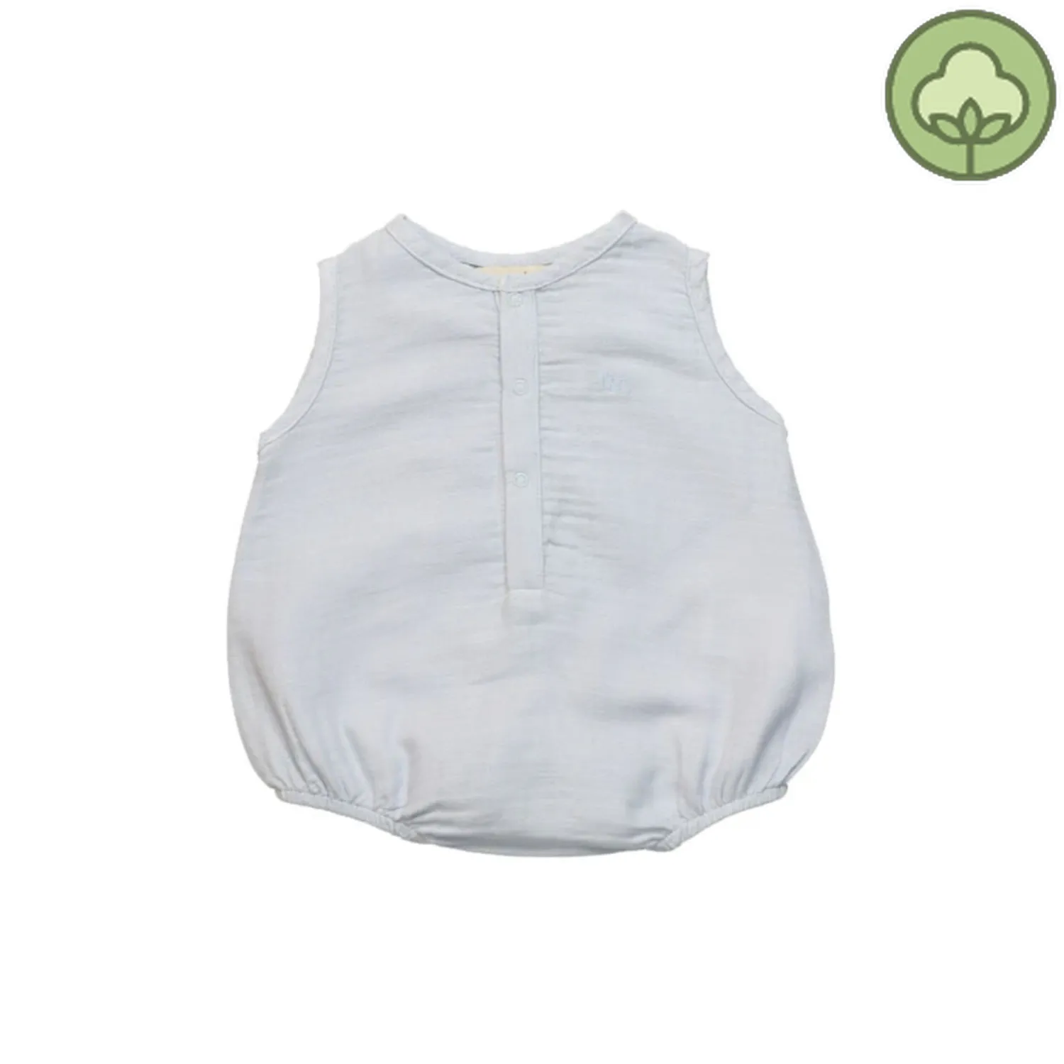 The New Society Rompers> Bob Baby Romper Light Blue