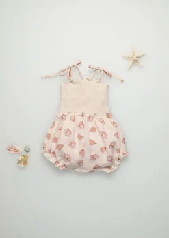 The New Society Rompers> Carola Baby Romper Shell