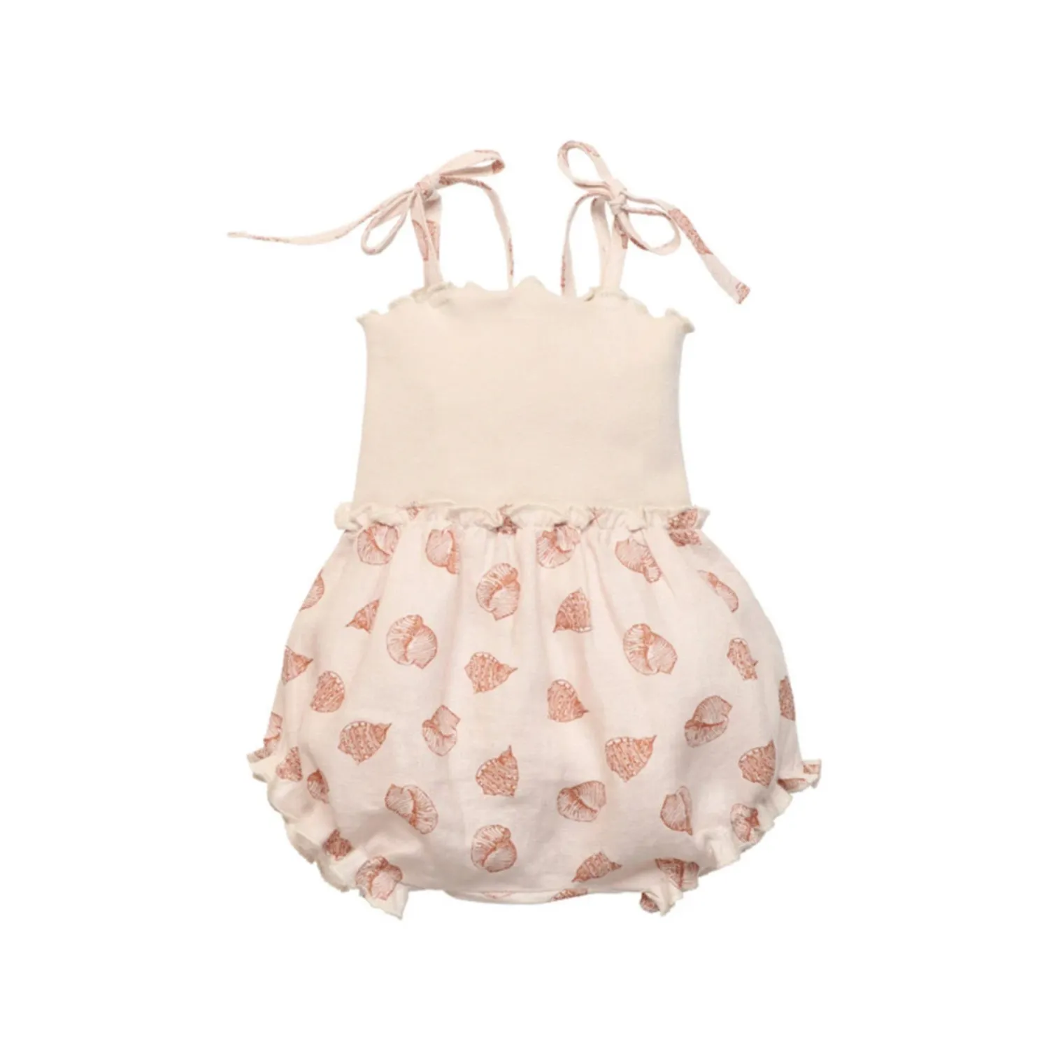 The New Society Rompers> Carola Baby Romper Shell