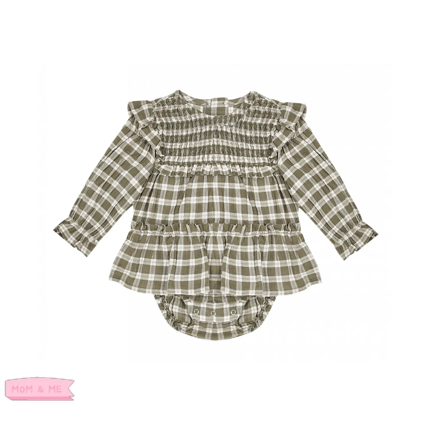 The New Society Rompers> Dominique Baby Romper