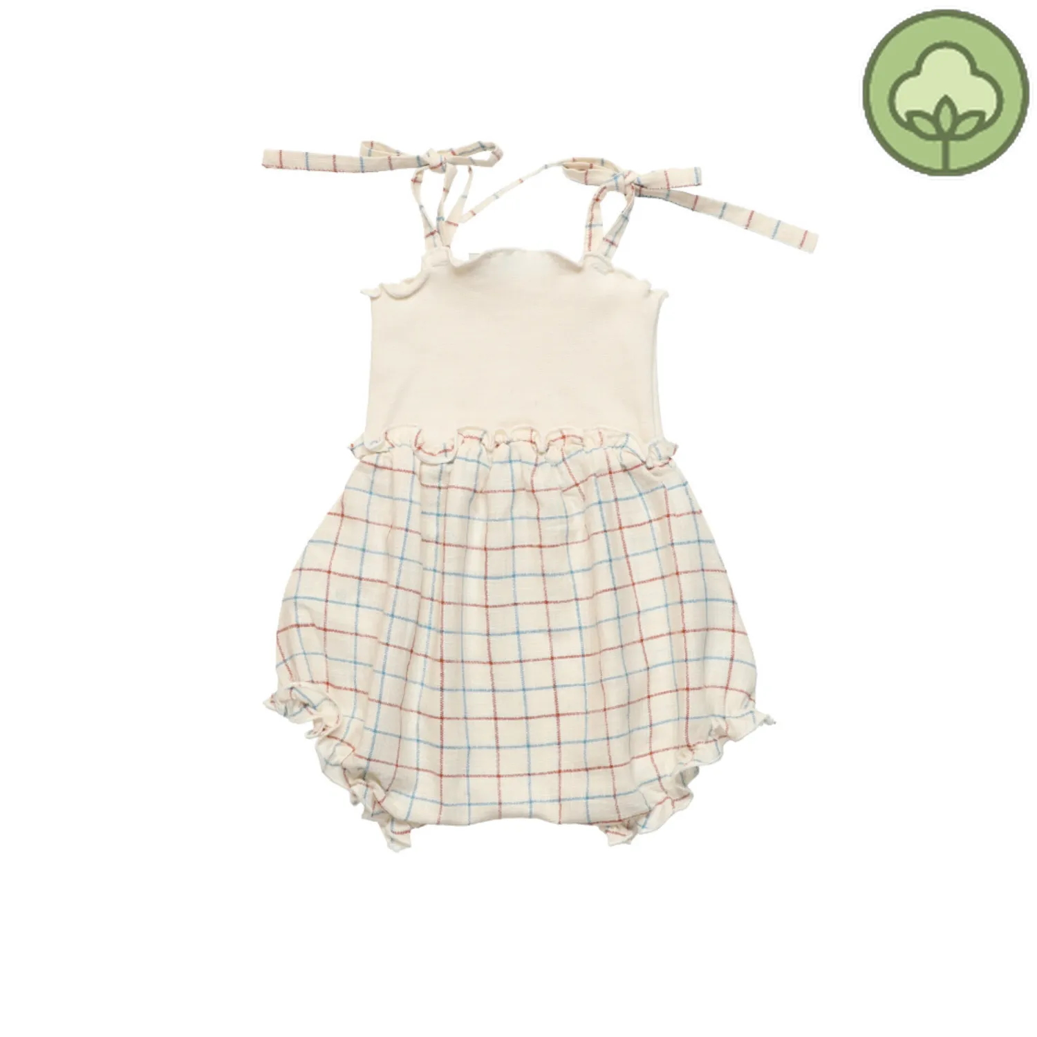 The New Society Rompers> Dylan Baby Bomper