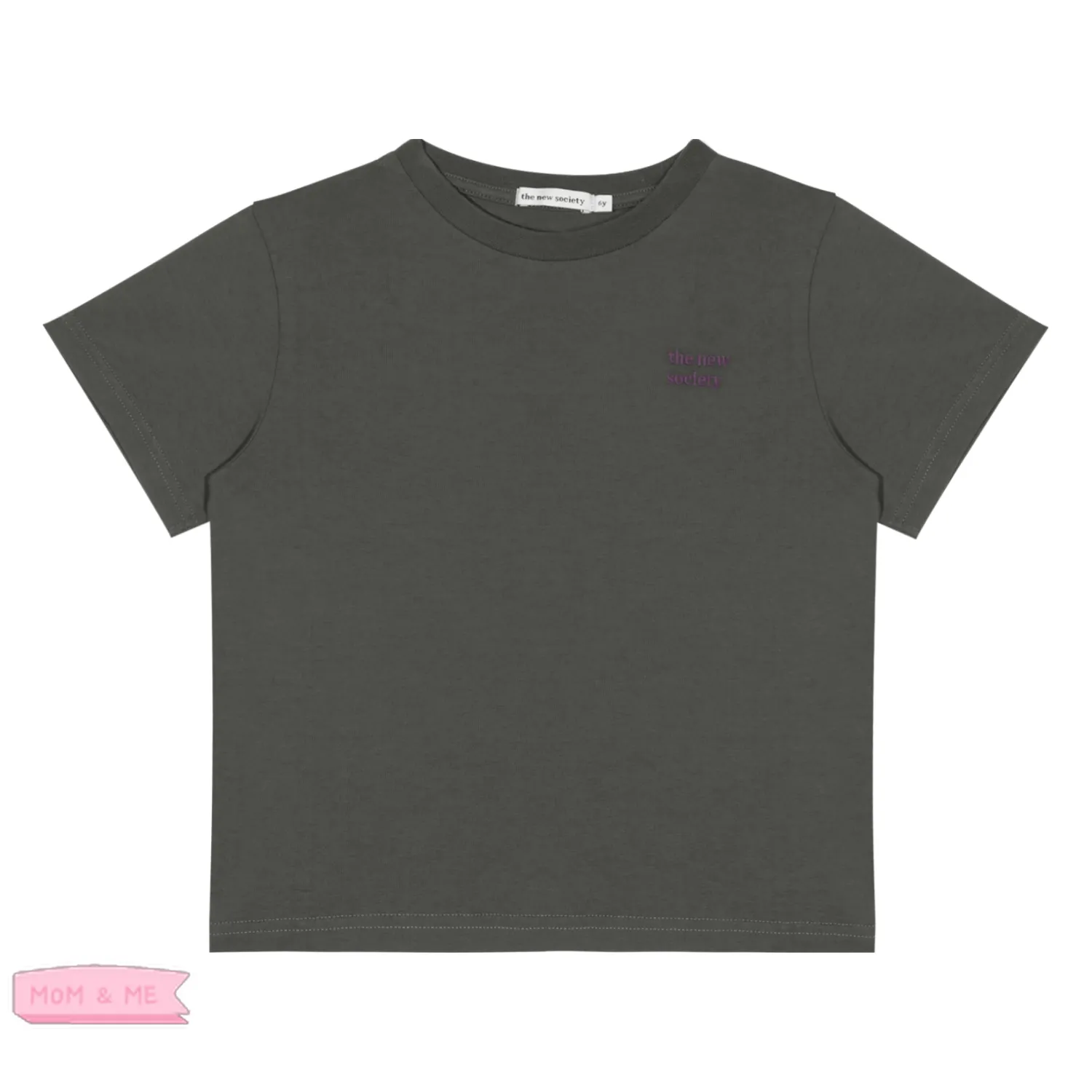The New Society Long Sleeve T Shirts> Logo Tee Ash