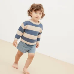 The New Society Shorts> Olivia Baby Short Nebbia