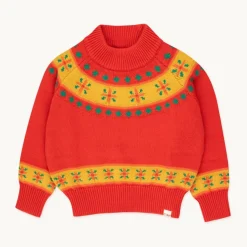 Tiny cottons Face Masks> Folky Mockneck Sweater
