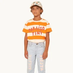 Tiny cottons Long Sleeve T Shirts> Paraiso Tiny Stripes Tee