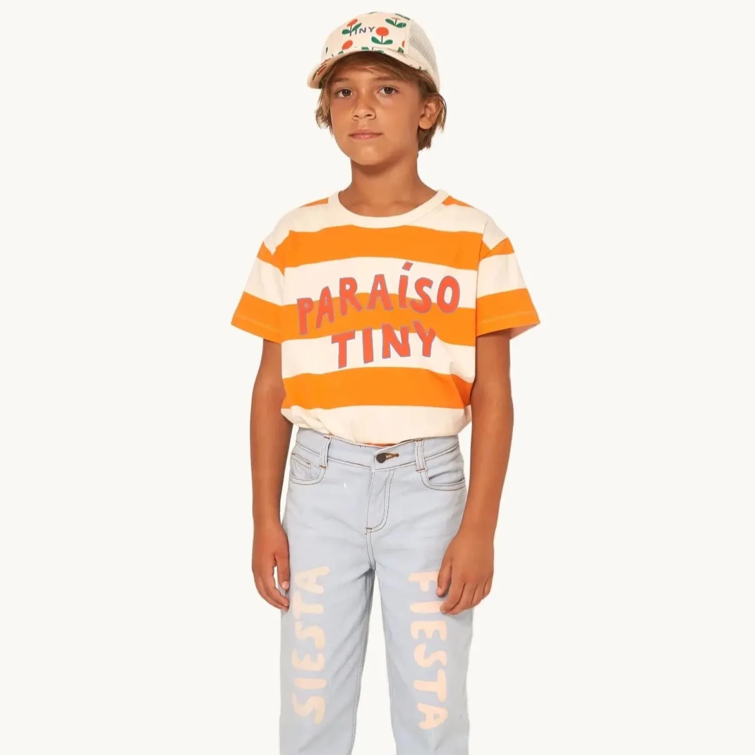 Tiny cottons Long Sleeve T Shirts> Paraiso Tiny Stripes Tee