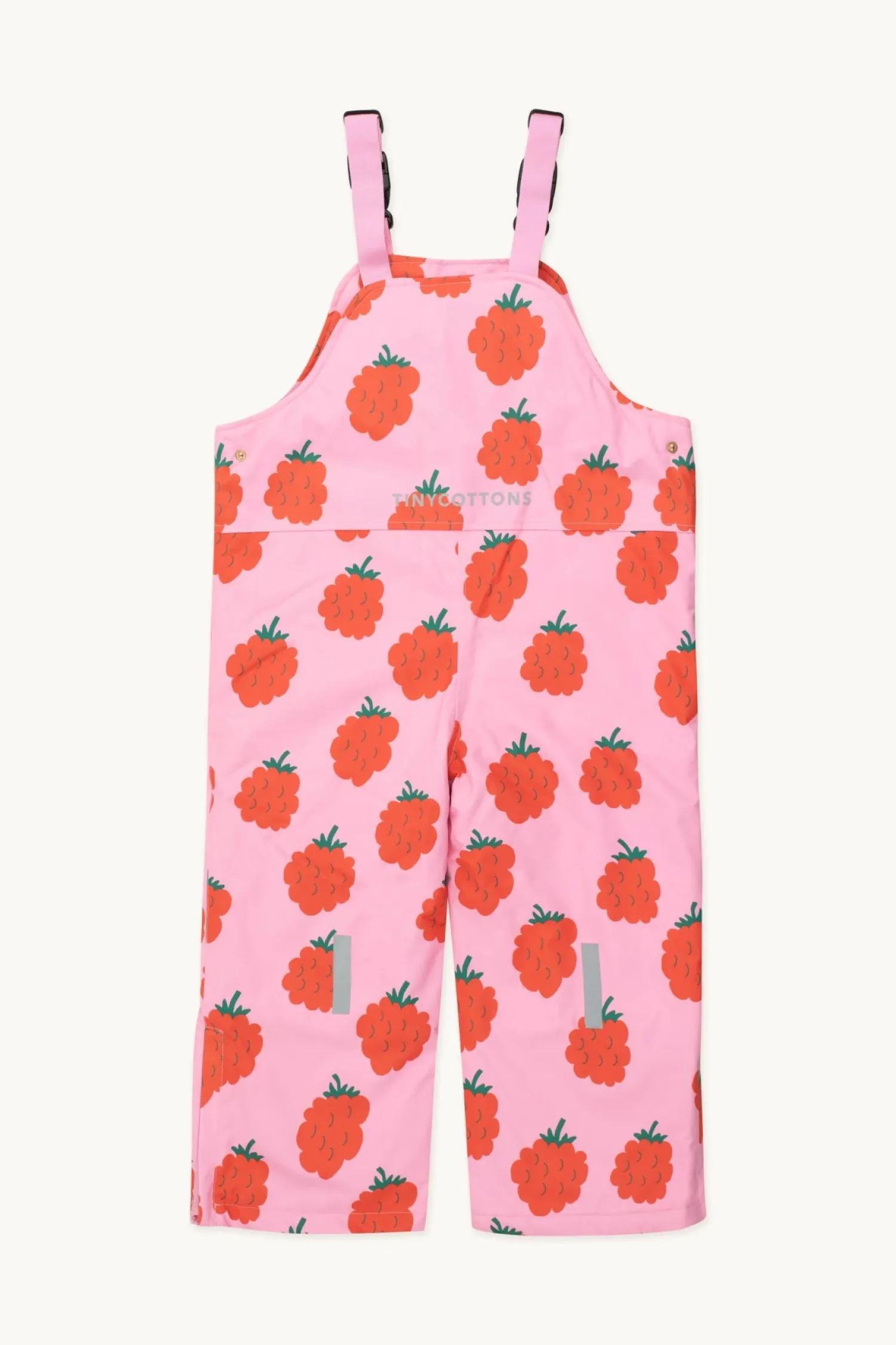 Tiny cottons Face Masks> Raspberries Snow Dungarees