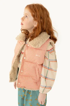 Tiny cottons Face Masks> Vichy Padded Vest