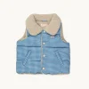 Tiny cottons Face Masks> Vichy Padded Vest