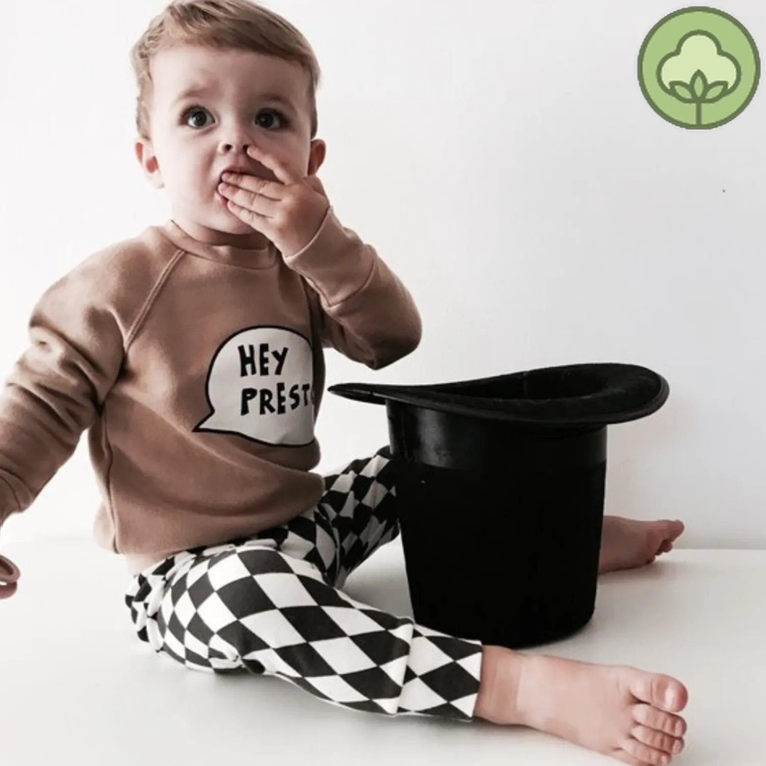 Tobias & The Bear Hoodies>Tobias & The Bear Hey Presto Loopback Sweatshirt