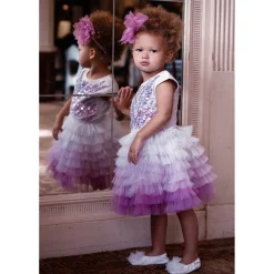 Tutu Du Monde Overalls & Jumpsuits> Bebe Aria Tutu Dress Wisteria Mix