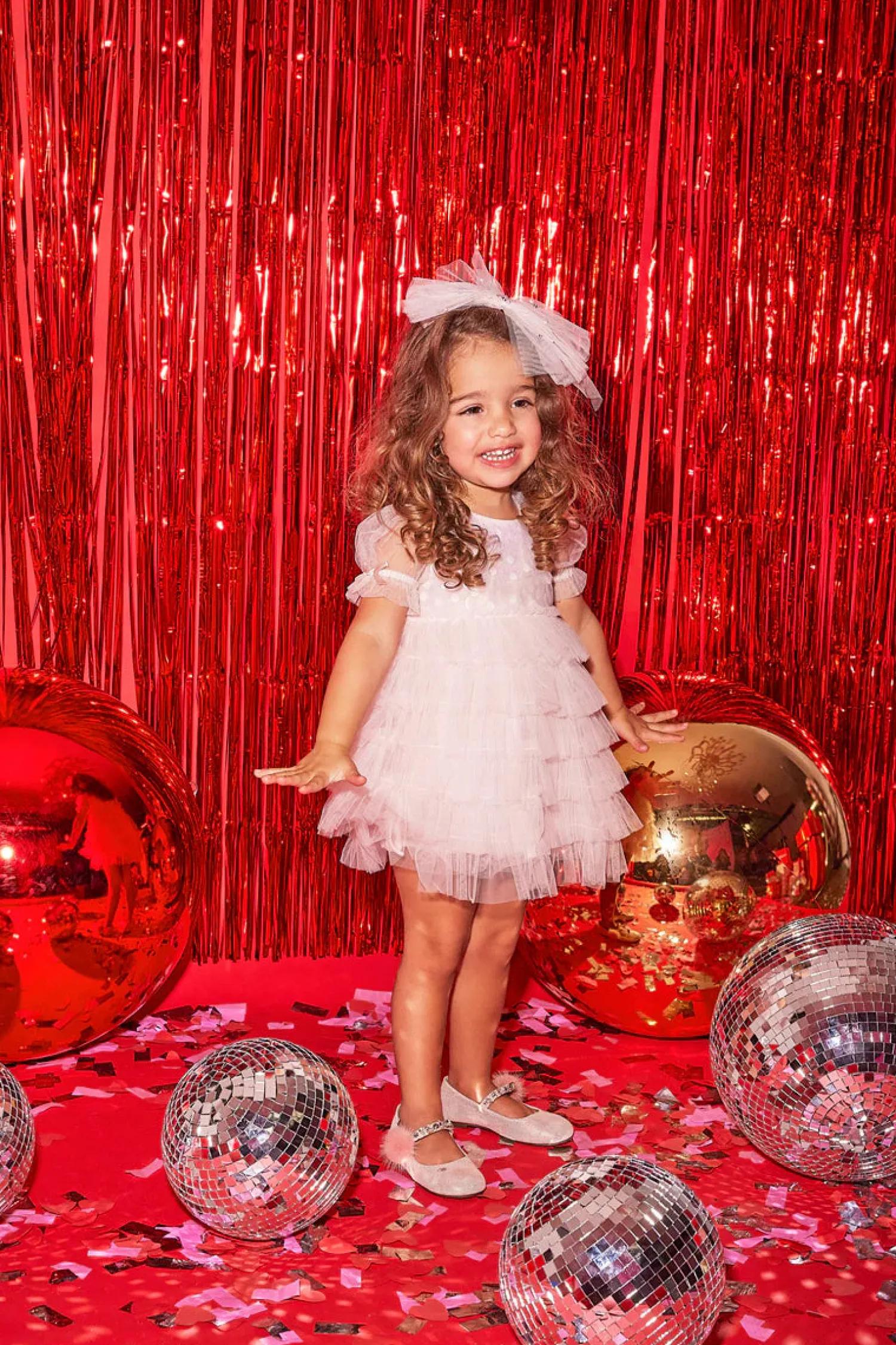 Tutu Du Monde Dresses> Jingle Belles Bebe Twinkling Tulle Dress