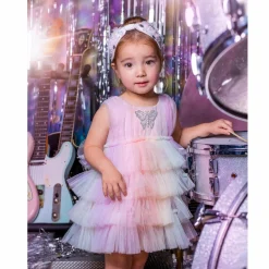 Tutu Du Monde Dresses> Pretty In Punk Bebe Musical Butterfly Tulle Dress