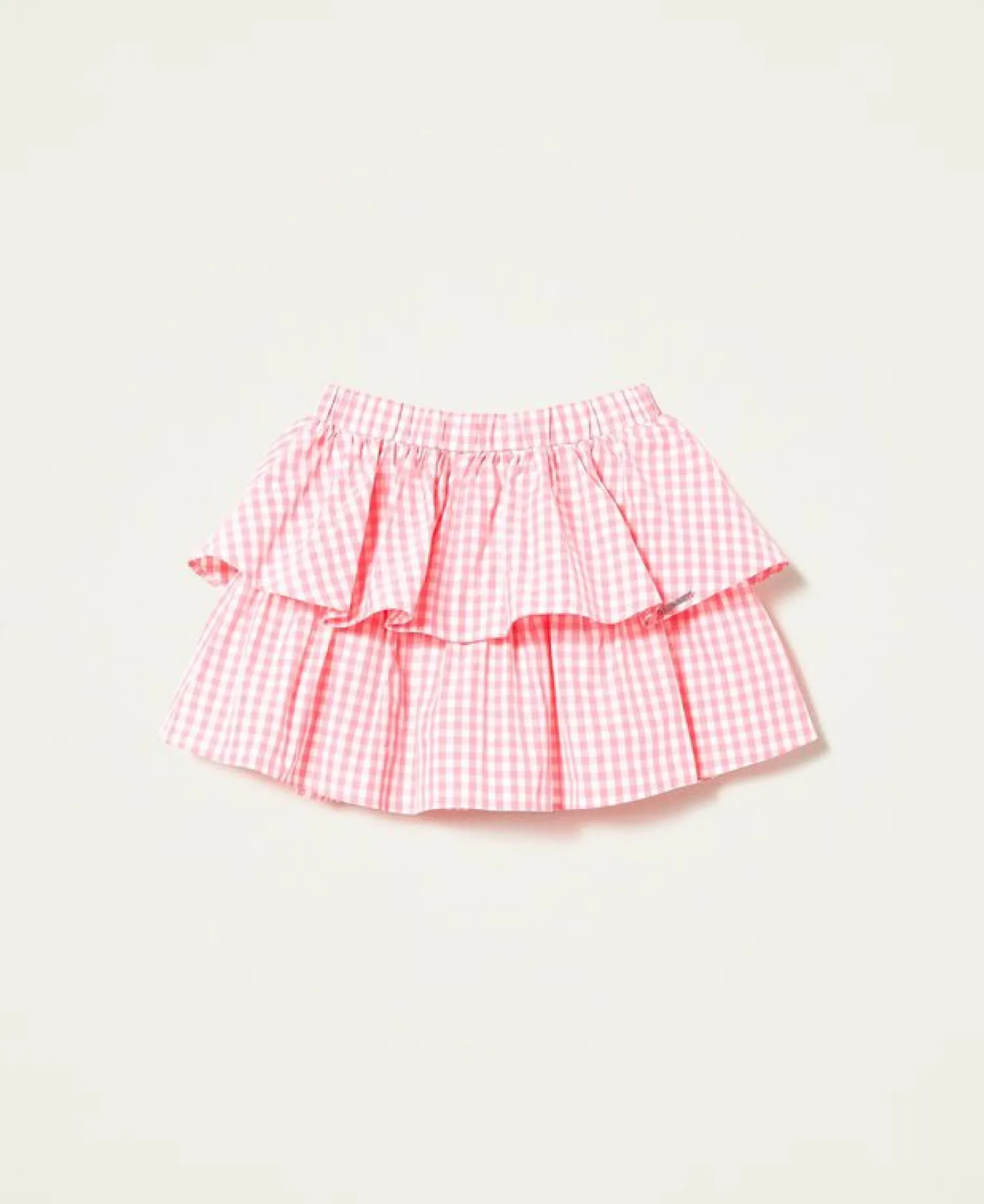 TWINSET Dresses> Girl Gingham Taffeta Skirt