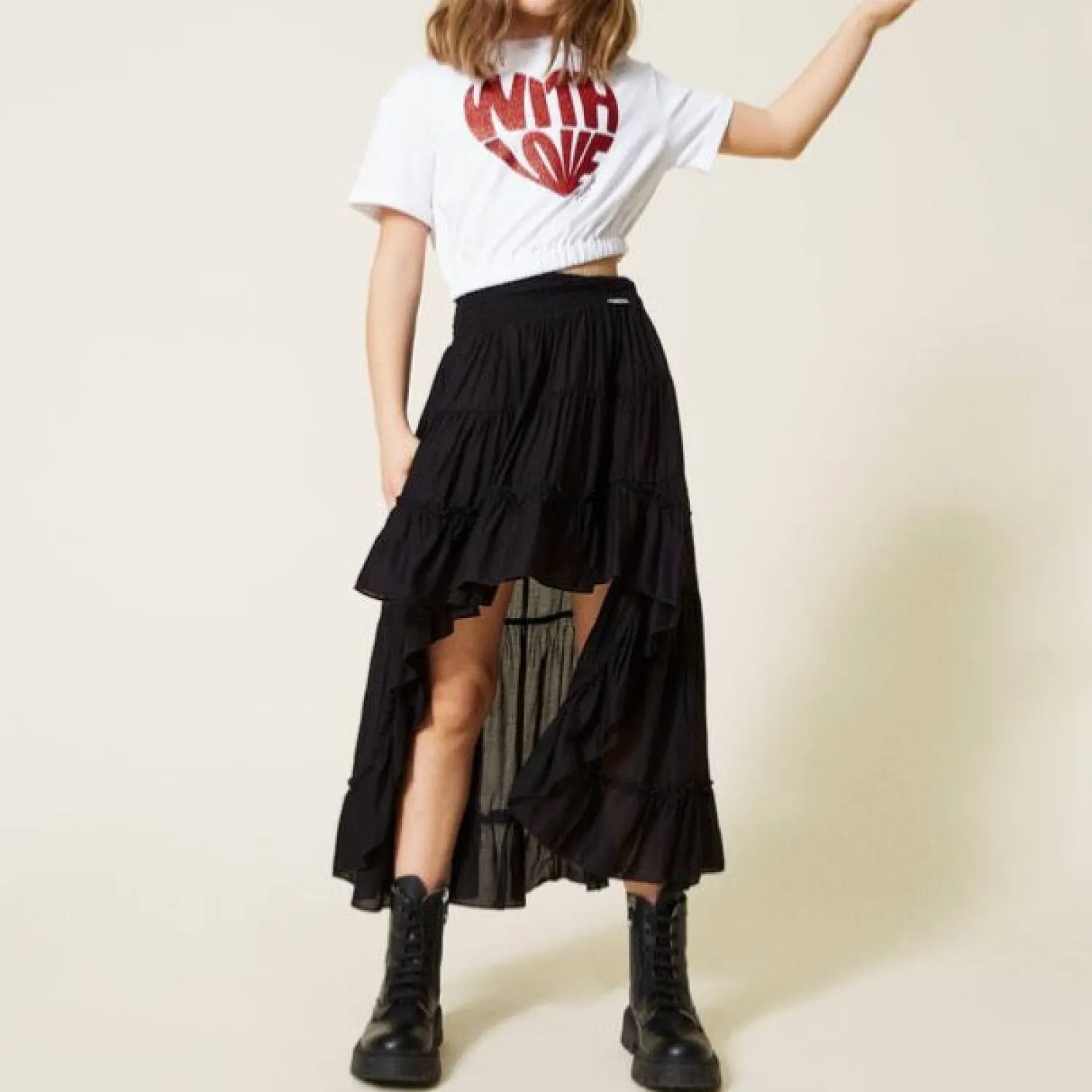 TWINSET Dresses> Girl Muslin Long Skirt