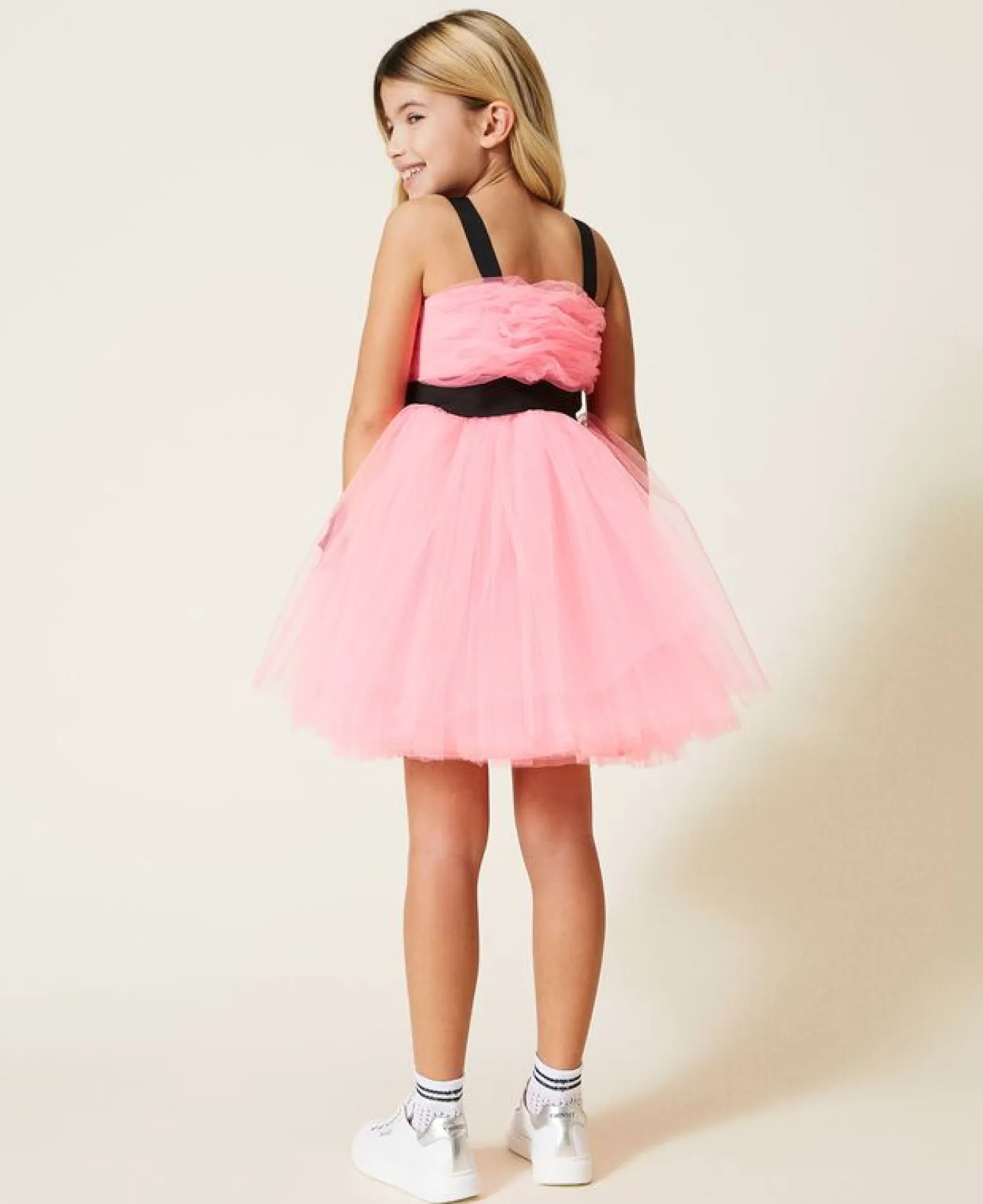 TWINSET Overalls & Jumpsuits> Girl Pleated Tulle Dress