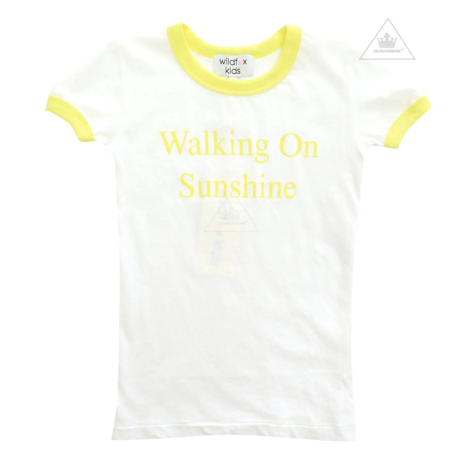 Wildfox kids Long Sleeve T Shirts> Walking On Sunshine Tee