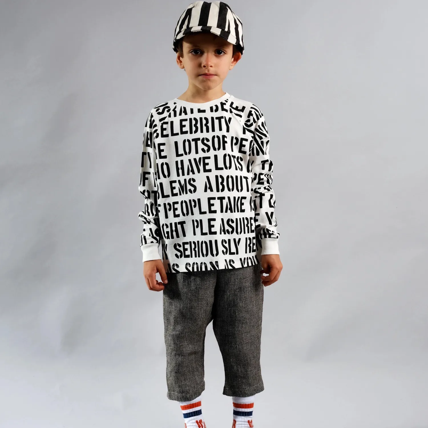 Wolf and Rita Blouses> Adamastor Alphabet Sou Long Sleeve T Shirt