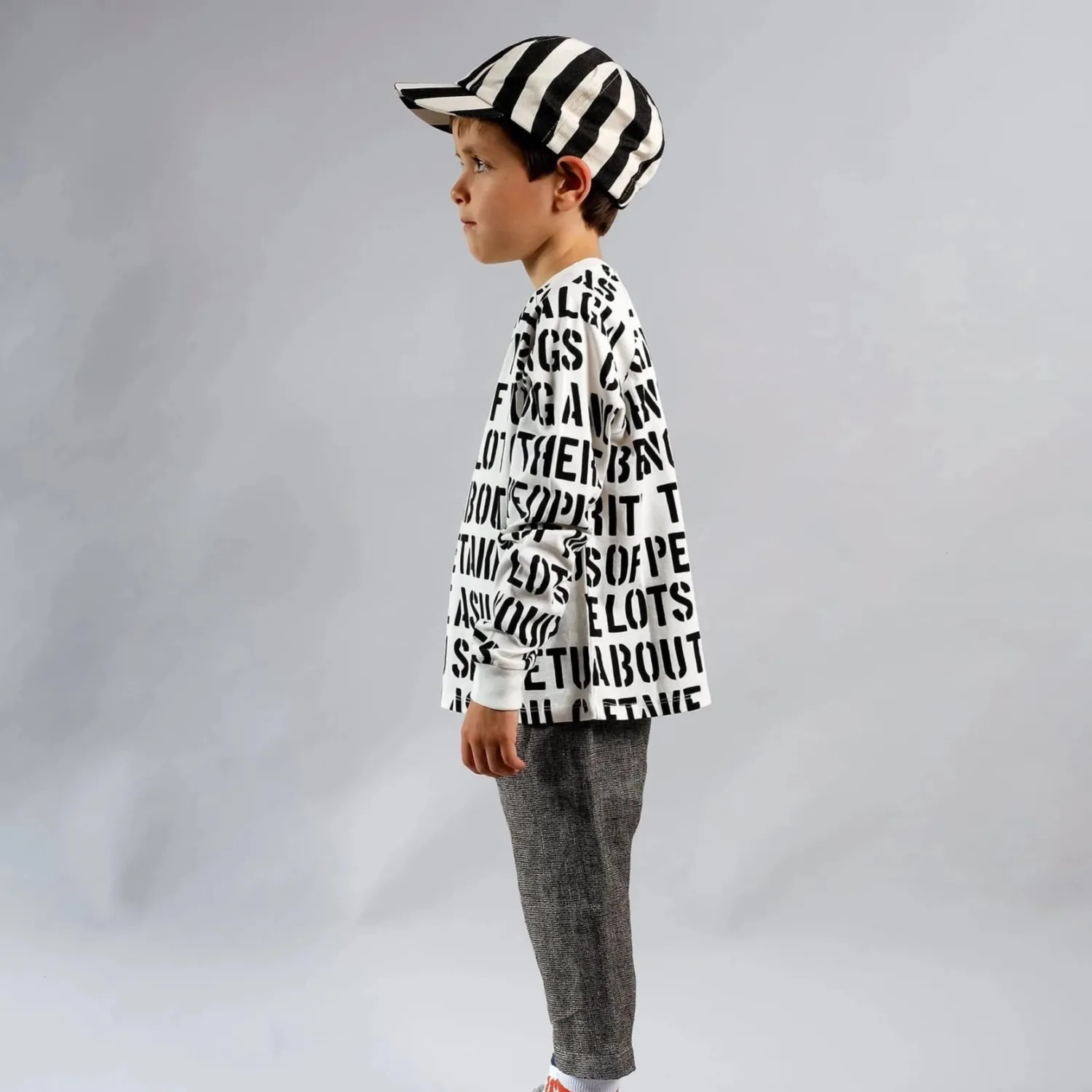 Wolf and Rita Blouses> Adamastor Alphabet Sou Long Sleeve T Shirt