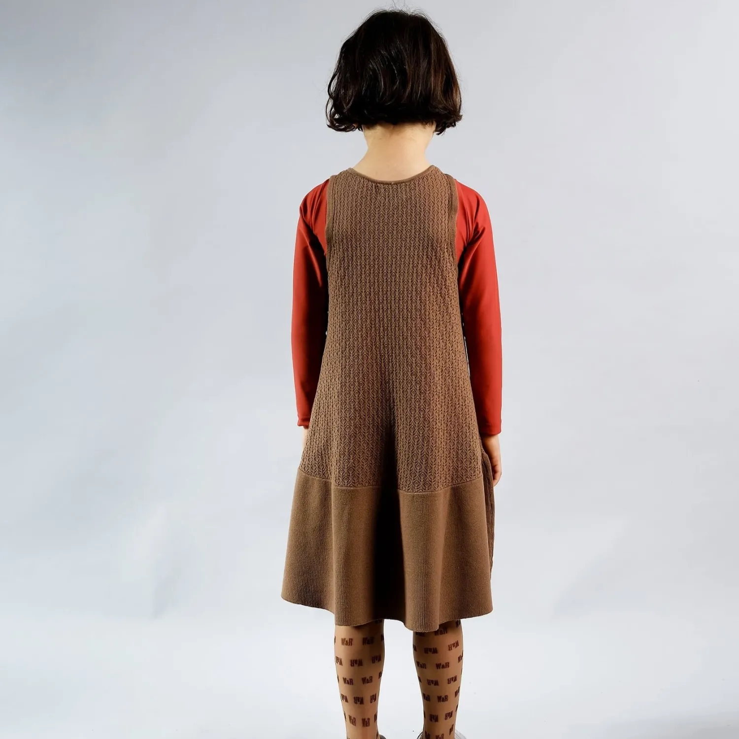 Wolf and Rita Overalls & Jumpsuits> Andreia Pale Brown Dress Cover Up