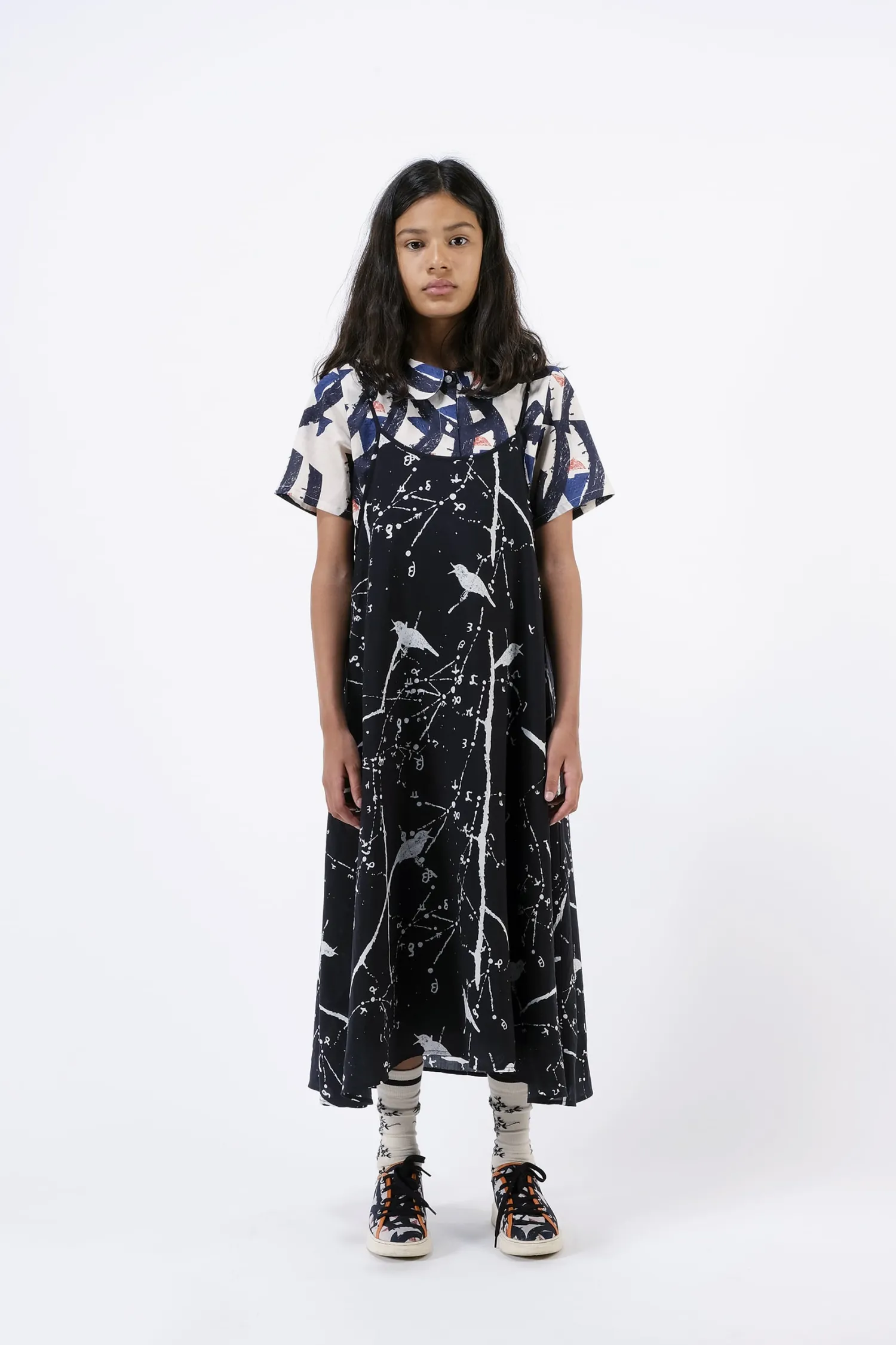 Wolf and Rita Overalls & Jumpsuits> Assuncao Galaxy Woven Dress