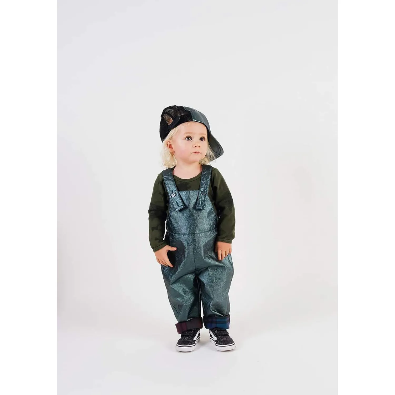 Wolf and Rita Onesies> Baby Bodysuit Artur Beast Green