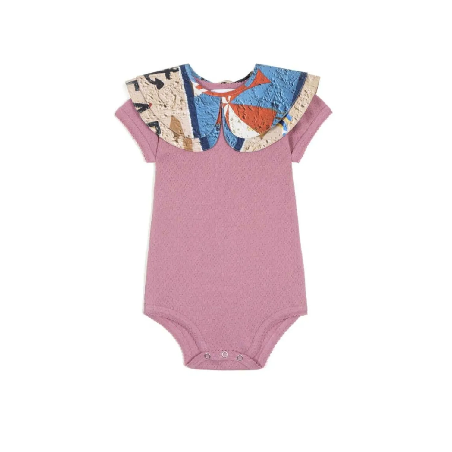 Wolf and Rita Onesies> Baby Carminho Parasol Knit Bodysuit
